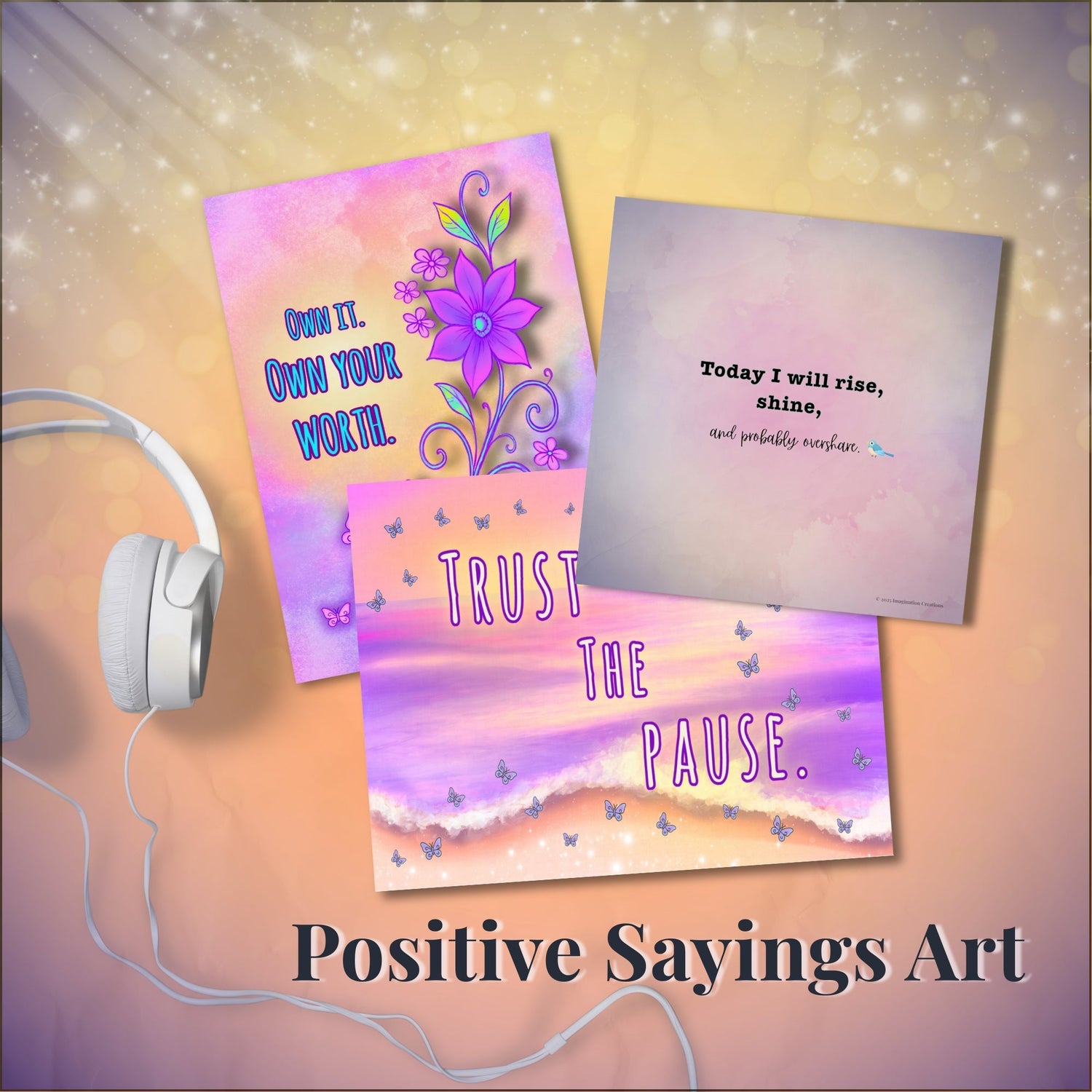 Positive Sayings Art