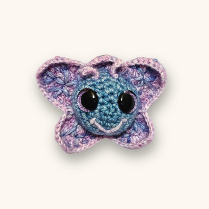 Playful Pippa Purplewisp | Handmade Crochet Creature with Fortune