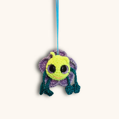 Handmade Crochet Alien Creature – Pitalian the Alien Mystery Message Gift