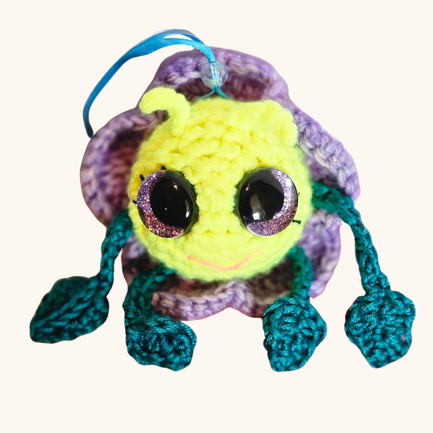 Handmade Crochet Alien Creature – Pitalian the Alien Mystery Message Gift