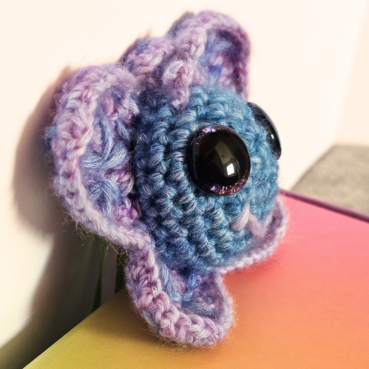 Playful Pippa Purplewisp | Handmade Crochet Creature with Fortune