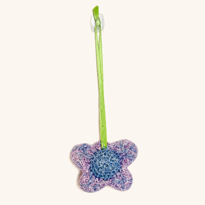 Playful Pippa Purplewisp | Handmade Crochet Creature with Fortune
