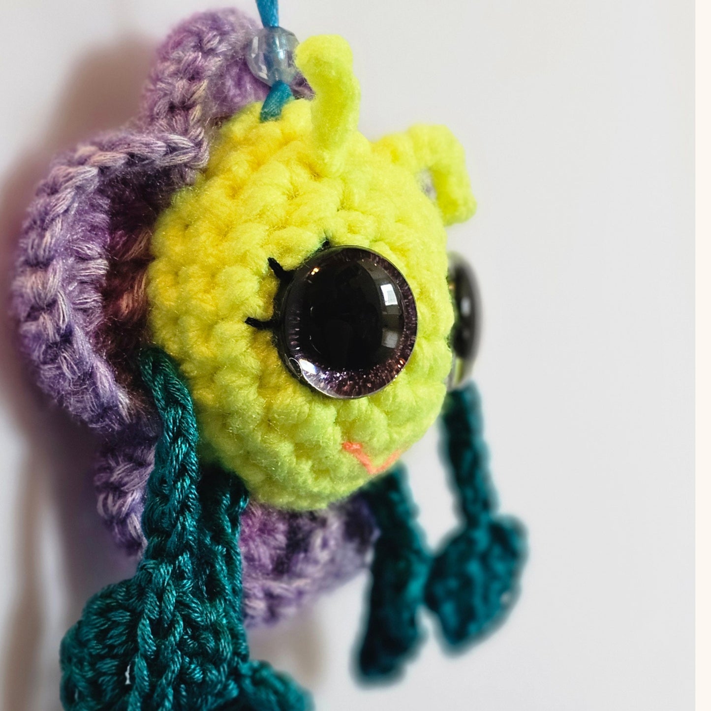 Handmade Crochet Alien Creature – Pitalian the Alien Mystery Message Gift